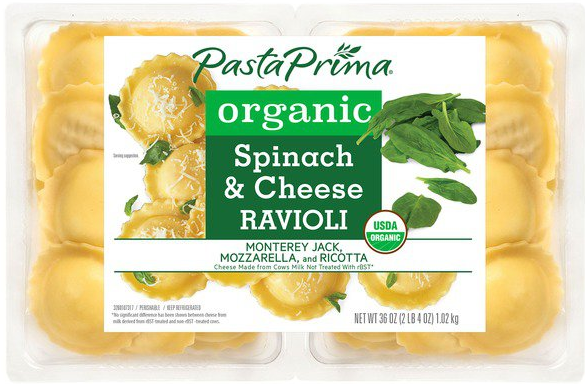 spinach and cheese ravioli